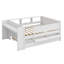 Lit de jour avec lit gigogne, tablettes et tables, station de charge USB-1657407502