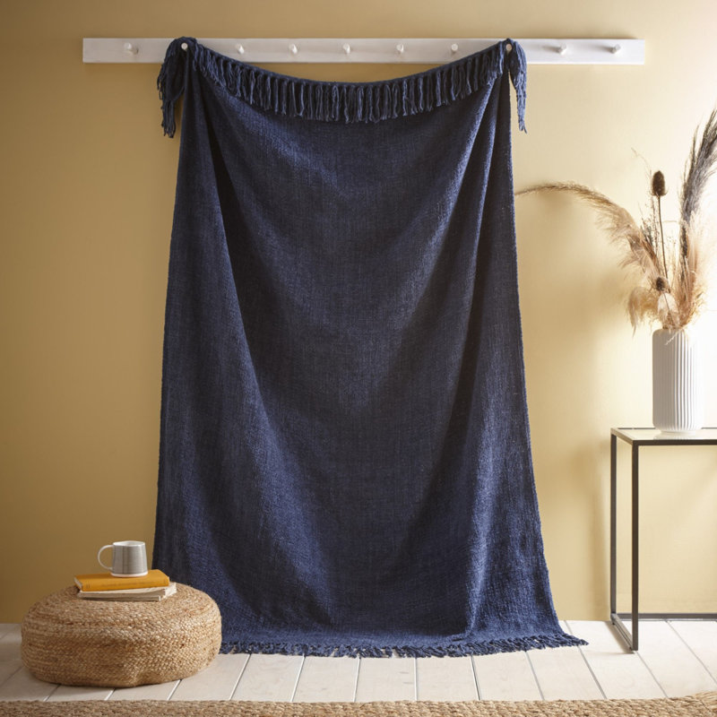 Estelline Throw Blanket, Blue