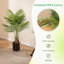 128cm Faux Palm Tree