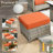 Daliya Wicker 4 - Person Patio Conversation Set with Cushions-1110672591