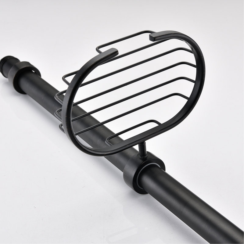 Système de douche complet avec pommeau de douche effet pluie de 20 cm et douchette à main - Acier inoxydable, bronze huilé et système d'insonorisation.