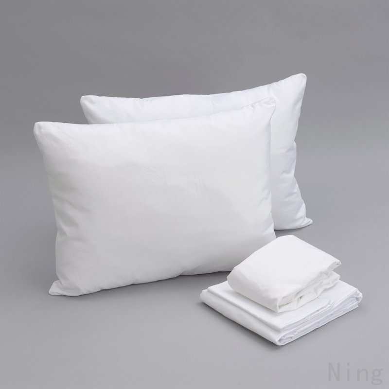 Essentials Bedding Bundle Cal King Split: Pillows, Sheet Set, Mattress Protectors, California King Comforter