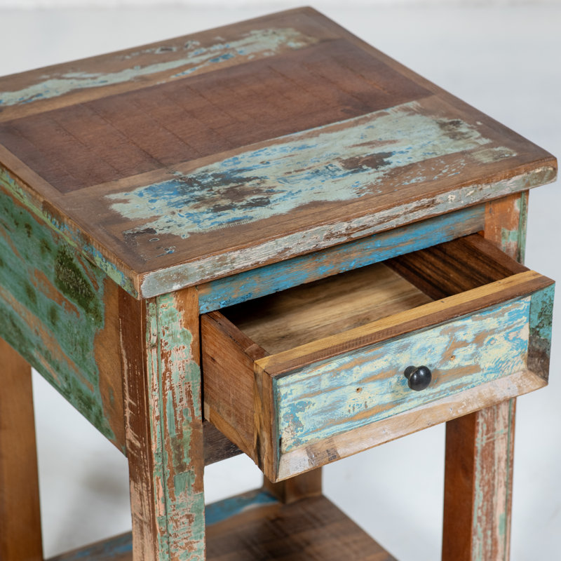 Ranjit Side Table with Storage
