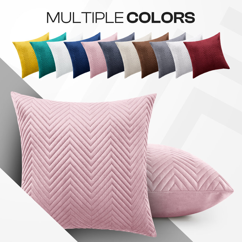 Square Scatter Cushion Cushion Cover, Pink