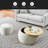 Round Storage Ottoman, 2 In 1 Function, Work As End Table And Ottoman,With Small Seat-309077306