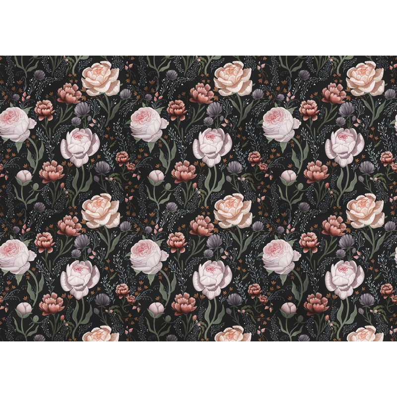 Floral Wallpaper, Non-Pasted