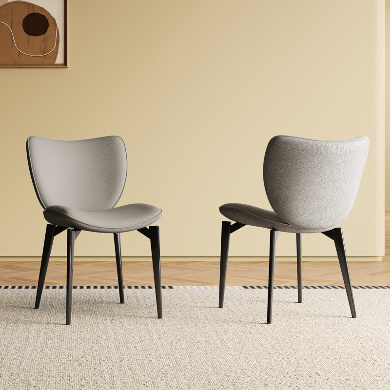 Table de salle à manger de 59 po en pierre frittée 59 po avec 8 chaises, base en acier inoxydable, stable pour une utilisation à long terme avec des chaises rembourrées grises, conception moderne pour 6 personnes, surface d'usure