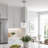Levona 1-light 7.67" Wide Kitchen Island Light With Rippled Glass For Kitchen Island-512223539