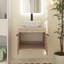 Ensemble de meuble-lavabo simple 23,62 po avec plateau en céramique Evalena