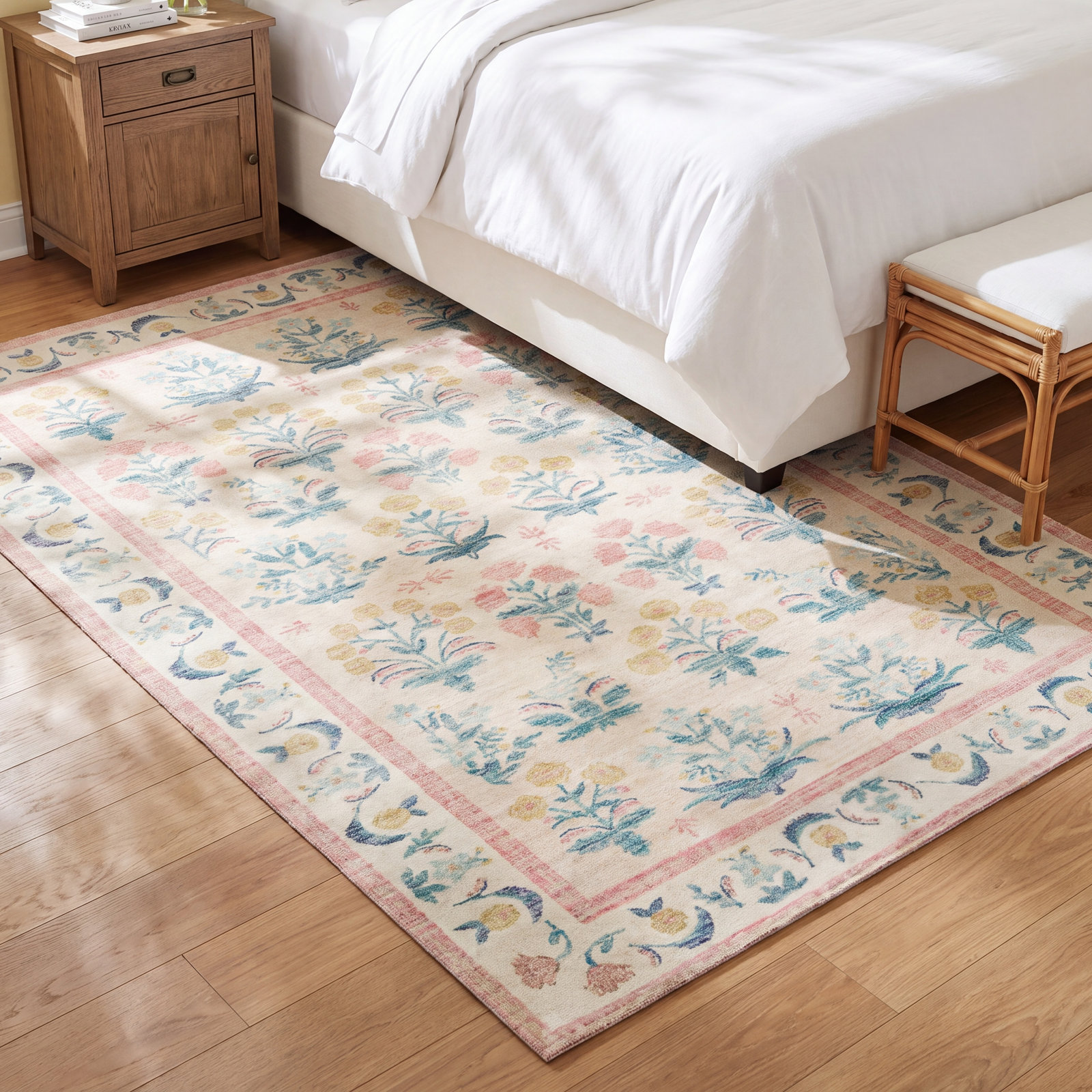Rifle Paper Co. x Loloi Floral Rug, Rectangle 8'6" x 11'6"