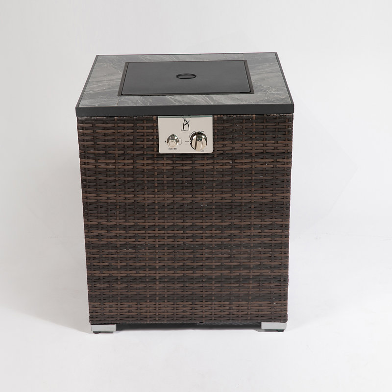 Modern Outdoor Fire Pit Column