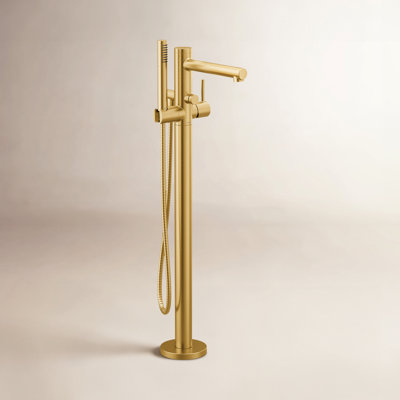 Align Freestanding Tub Filler with Hand Shower