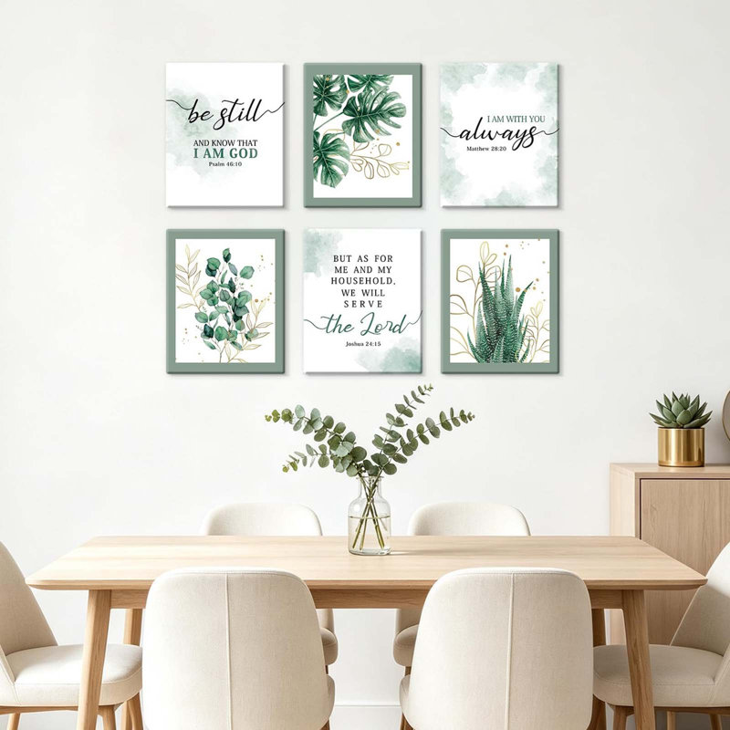 6 Piece Wrapped Canvas Print