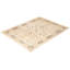 Tapis ivoire / bleu marine noué à la main de conception unique 9 pi 1 po x 11 pi 7 po Keller