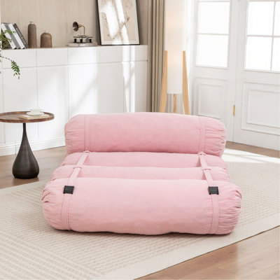 Canapé de plancher réglable, canapé paresseux en velours côtelé avec sangles réglables pour des configurations polyvalentes, chaise de loisirs multi-personnes, convient au salon, à la chambre à coucher et plus encore