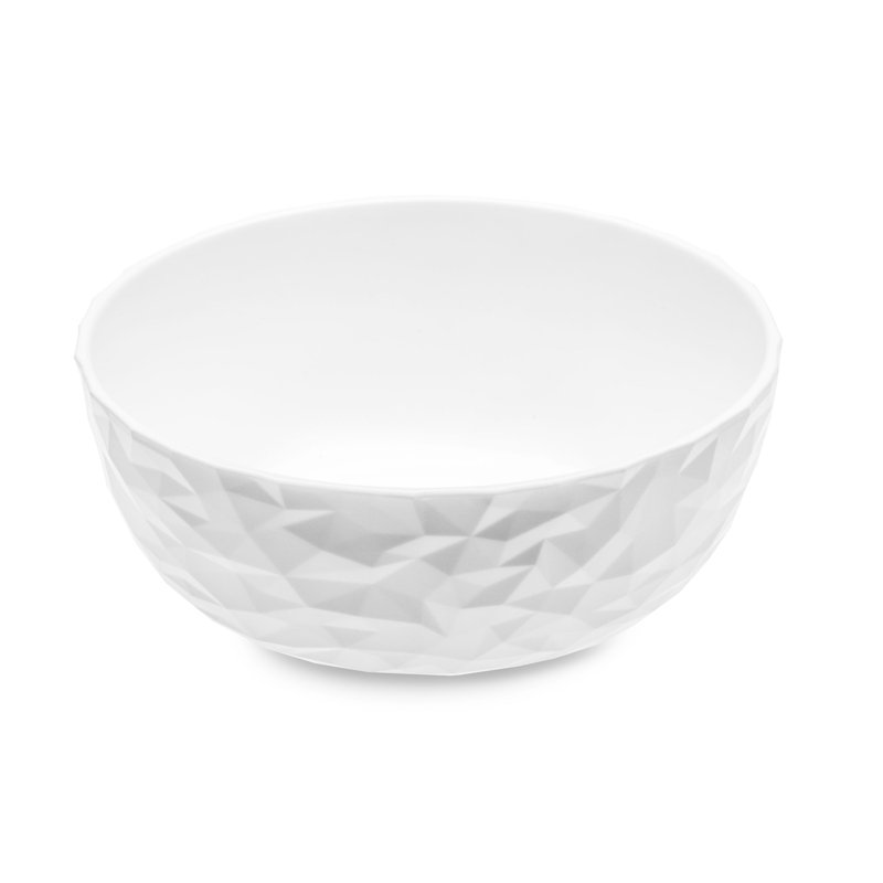 Koziol Club Plastic Salad Bowl, White