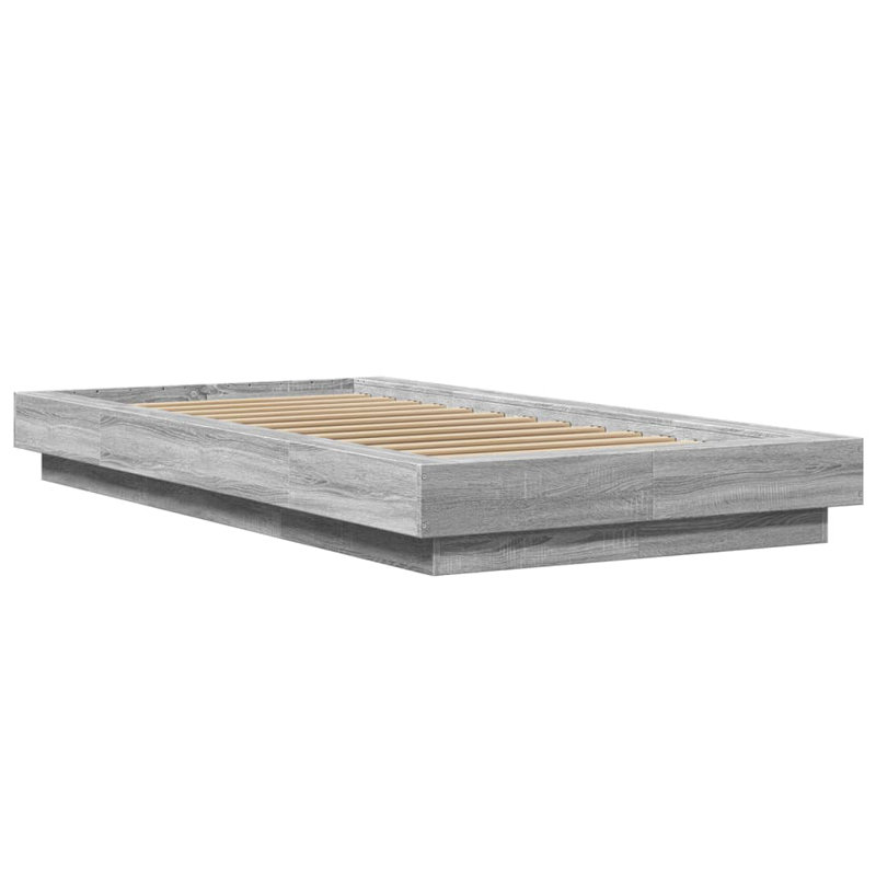 Pasol Bed, Small Single (2'6), Grey Sonoma