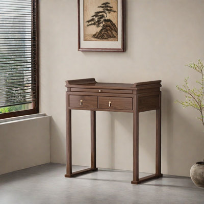 Console en noyer noir