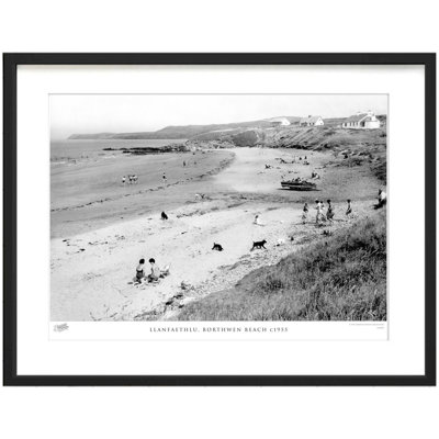 Llanfaethlu, Borthwen Beach C1955 - Single Picture Frame Print