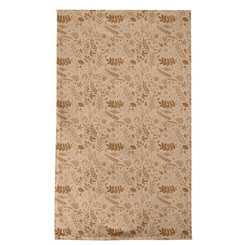 Floral Waffle Tea Towel Kitchen Towel, Poly Twill
