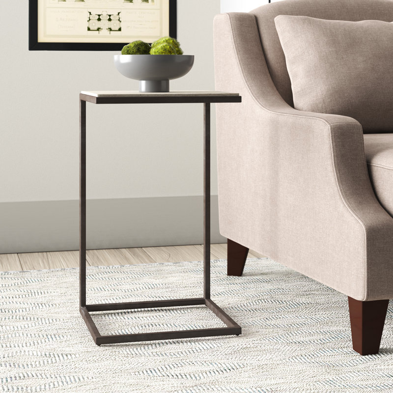 Kressley Stone Top End Table