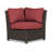 Siesta Key 93'' Wide Wicker Patio Sectional with Sunbrella® Cushions