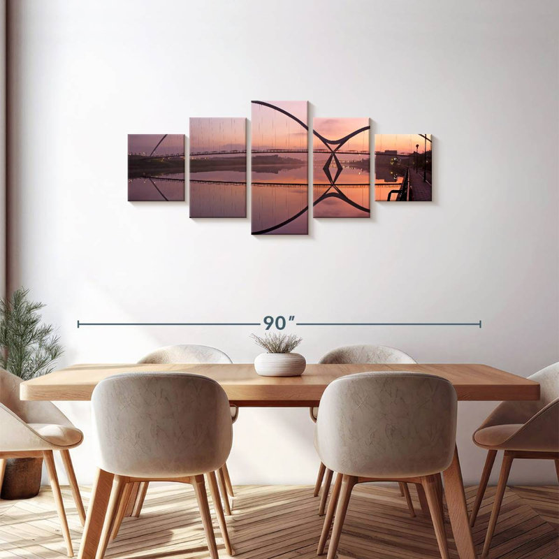 Infinity Bridge Reflection, 30" H x 68" W