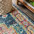 Lathan Bohemian FLAIR Boho Vintage Medallion Navy/Red Rug-143377212