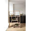 M Solid Wood Geometric Bookcase