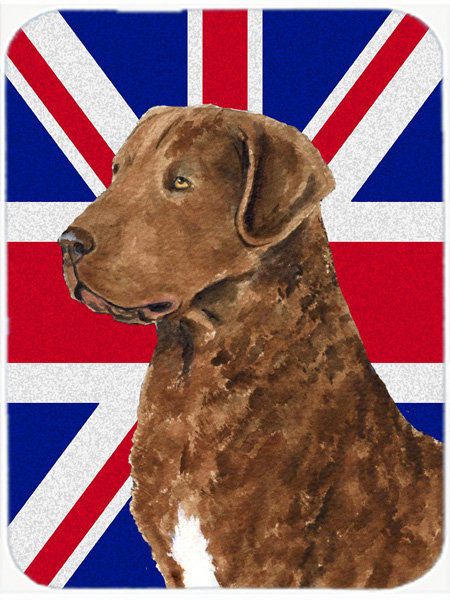 Extracteur à rebord en verre avec drapeau anglais caroline Union Jack