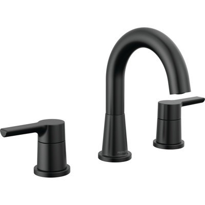 2-handle Bathroom Faucet with Drain Assembly