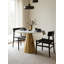 Marble Top Metal Base Dining Table