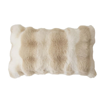 Faux Fur Throw Pillow