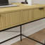 Metal Base Computer Desk