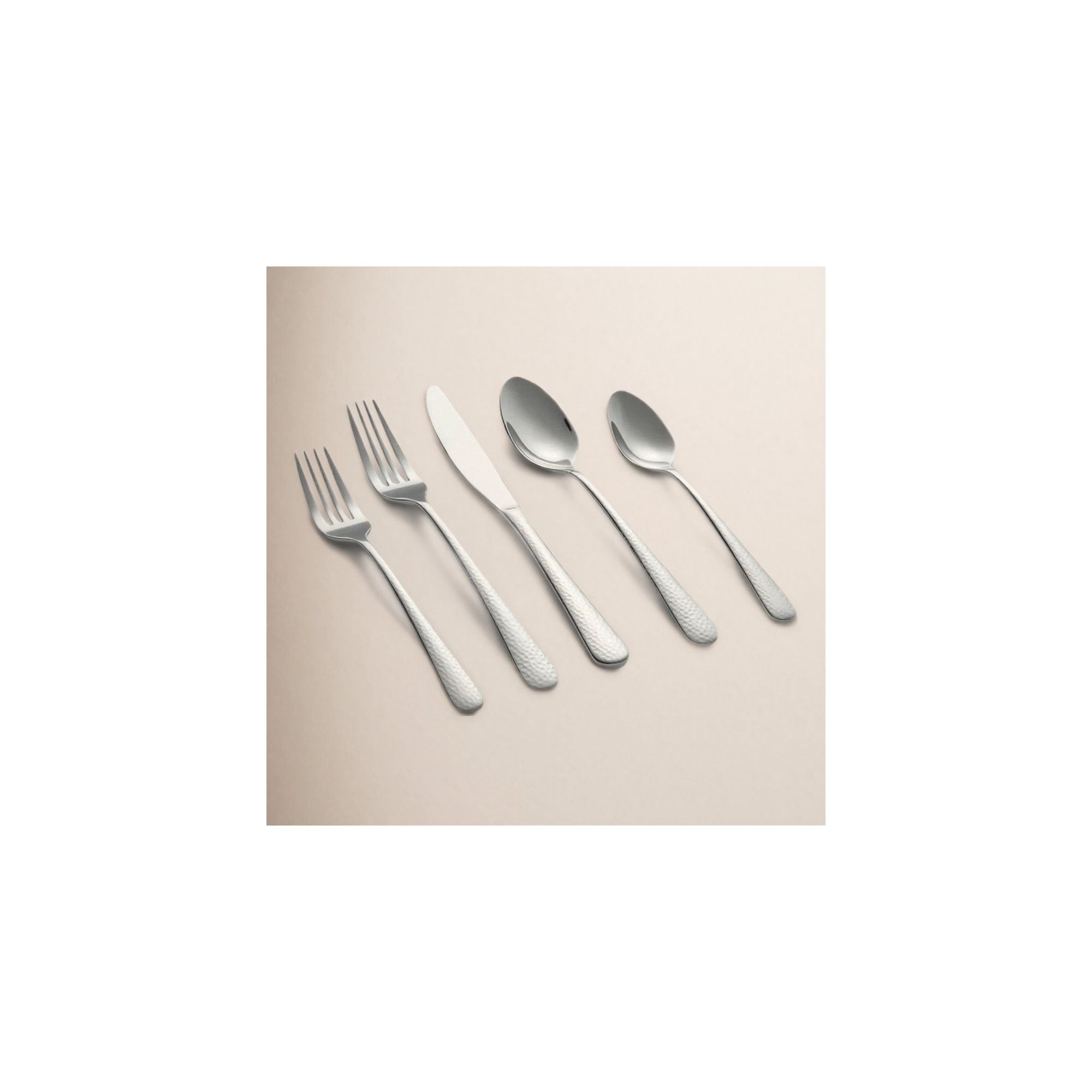 Keene 20 Piece Flatware Set, Service for 4, Silver