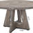 47" Round Farmhouse Dining Table – Rustic Grey Wood Kitchen Table For 4, Cross Base Wooden Dinner Table For Dining Room, Breakfast Nook, Or Living Area-2102321781
