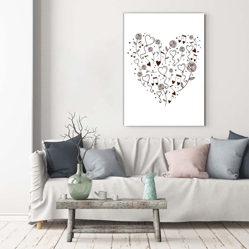 Heart - Wrapped Canvas Print