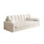 Canapé réglable en chenille de style crème avec structure en acier au carbone-243397067