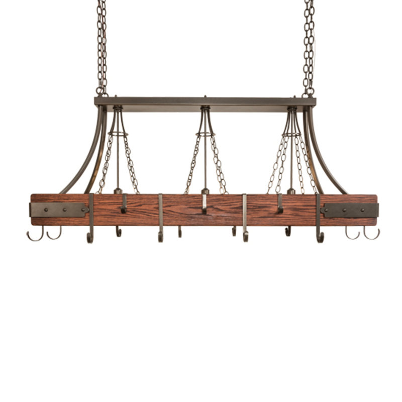 Steamboat Rectangle Chandelier Pot Rack