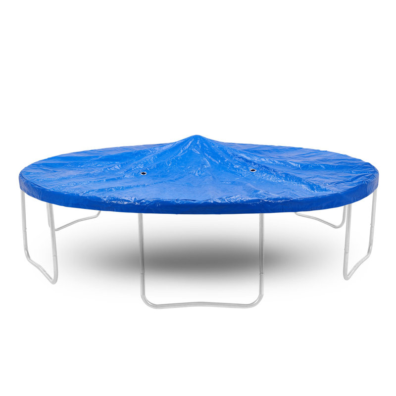 Housse de protection contre le trampoline ExacMe Premium avec support central, housse de pluie avec trous de drainage, 10 pieds
