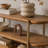 Console Table  Latte