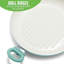 Poêle gril en céramique antiadhésive de 11 po avec 2 poignées et couvercle GreenLife Soft Grip-79421547
