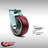 5 Inch SS Poly on Aluminum Swivel Caster with Roller Bearing and Swivel Lock SCC