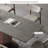 Rectangular rock plate dining table sets-105989551