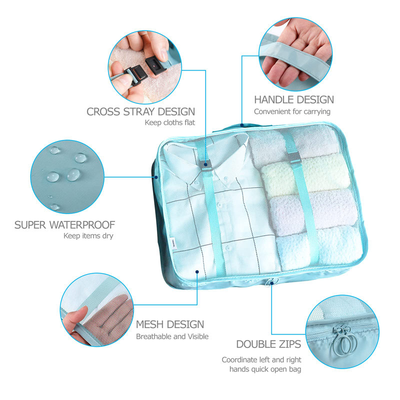 Rebrilliant Fabric Storage Bag, Blue