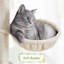 137.5cm H Tall Rattan Cat Tree