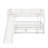 Twin Over Twin Bunk Bed With Fence-1243851745