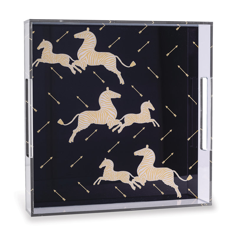 Scalamandre Tray, Black