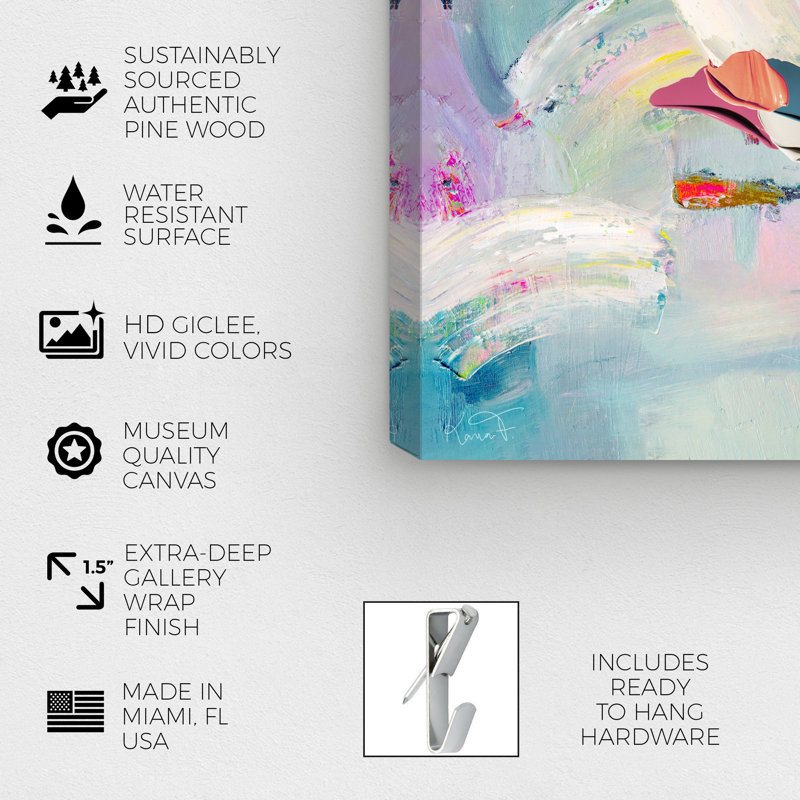 Sunny Chicago - peinture sur toile, Toile tendue, H 54 po x l 36 po
