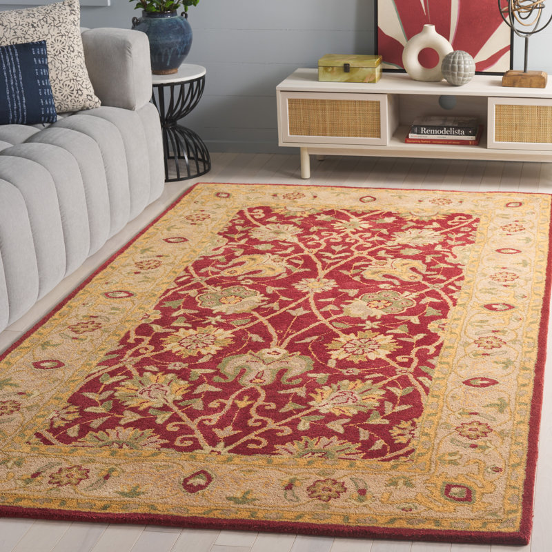 Dunbar Hand Tufted Wool Oriental Rug, Rectangle 5' x 8'